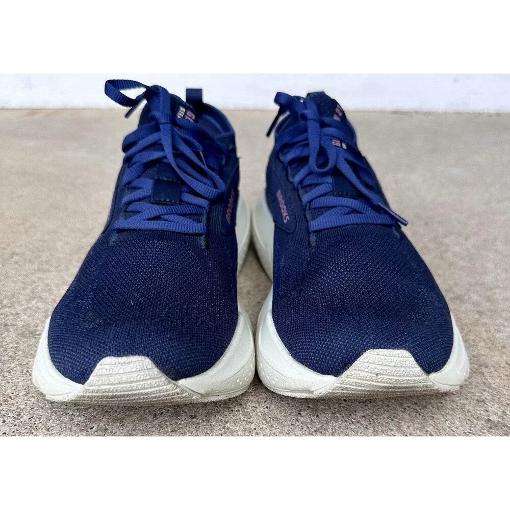 Brooks Glycerin StealthFit 21 Women’s 10 B Navy Blue Running Shoes 120410
